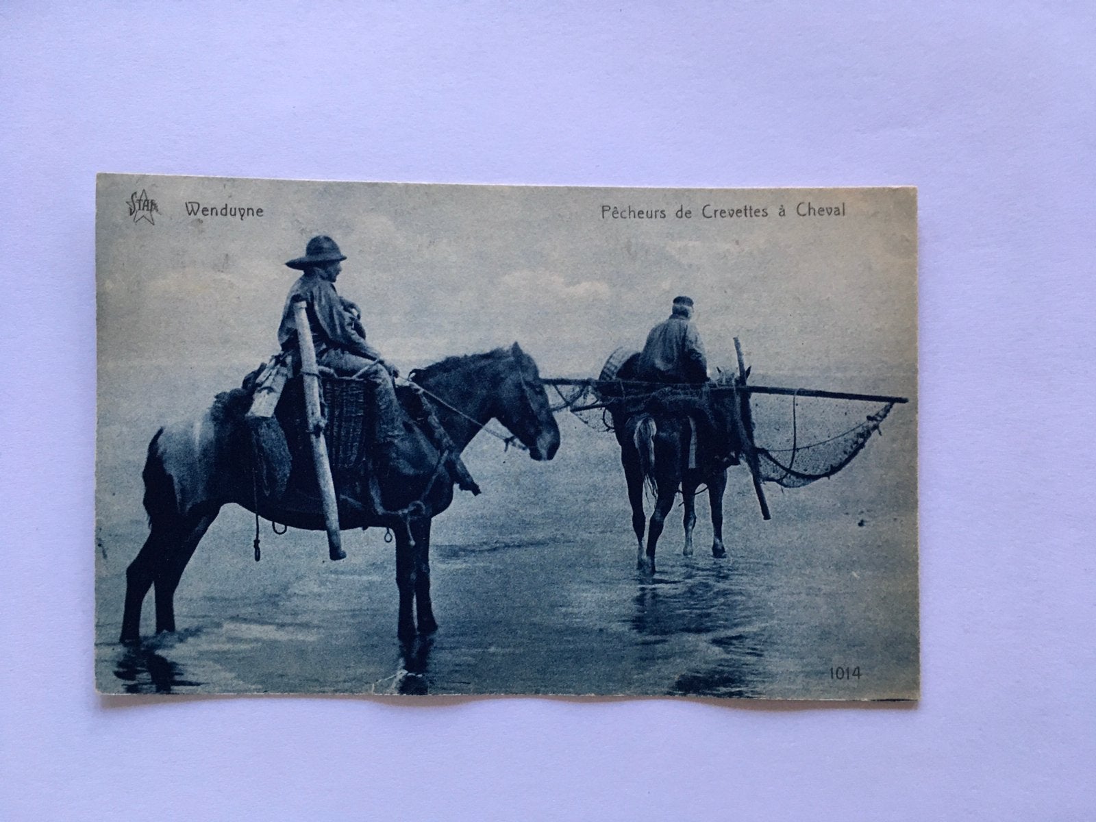 Oude postkaart Wenduyne, Verzenden, Gelopen