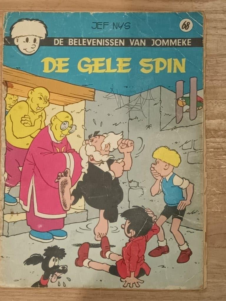 Jommeke 68: de gele spin, Eén stripboek, Ophalen of Verzenden, Gelezen
