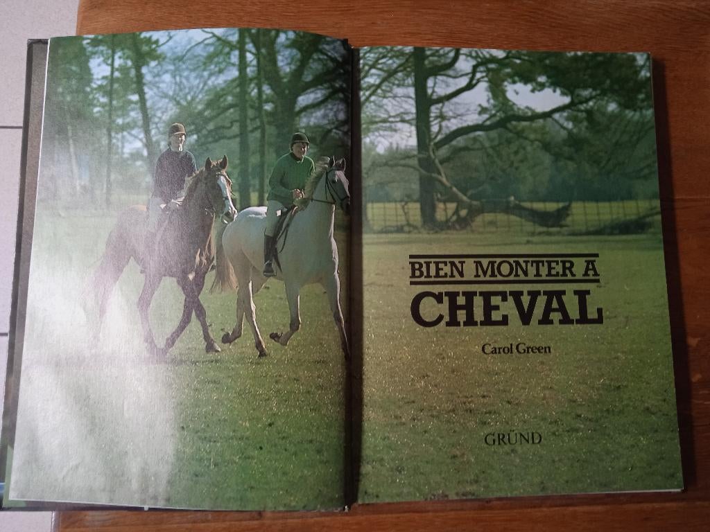 Lot de 4 beaux livres sur les chevaux et l'équitation, Enlèvement, Utilisé, Autres espèces