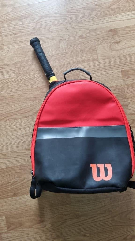 Raquette de tennis junior + sac/sac à dos, Enlèvement, Utilisé, Raquette, Babolat