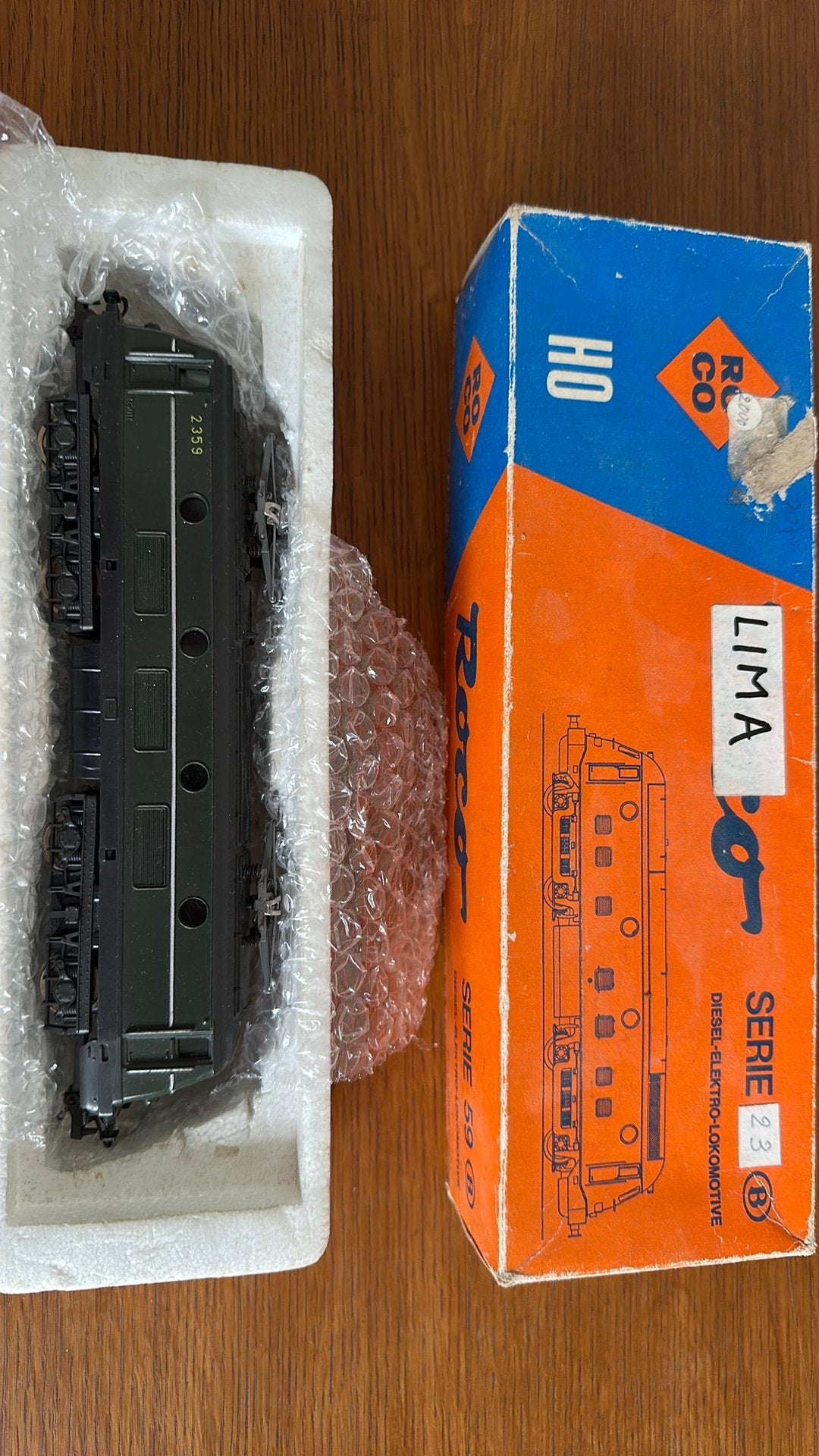Locomotief Lima-serie 23 van de NMBS, Ophalen, Gebruikt, Analoog, Lima