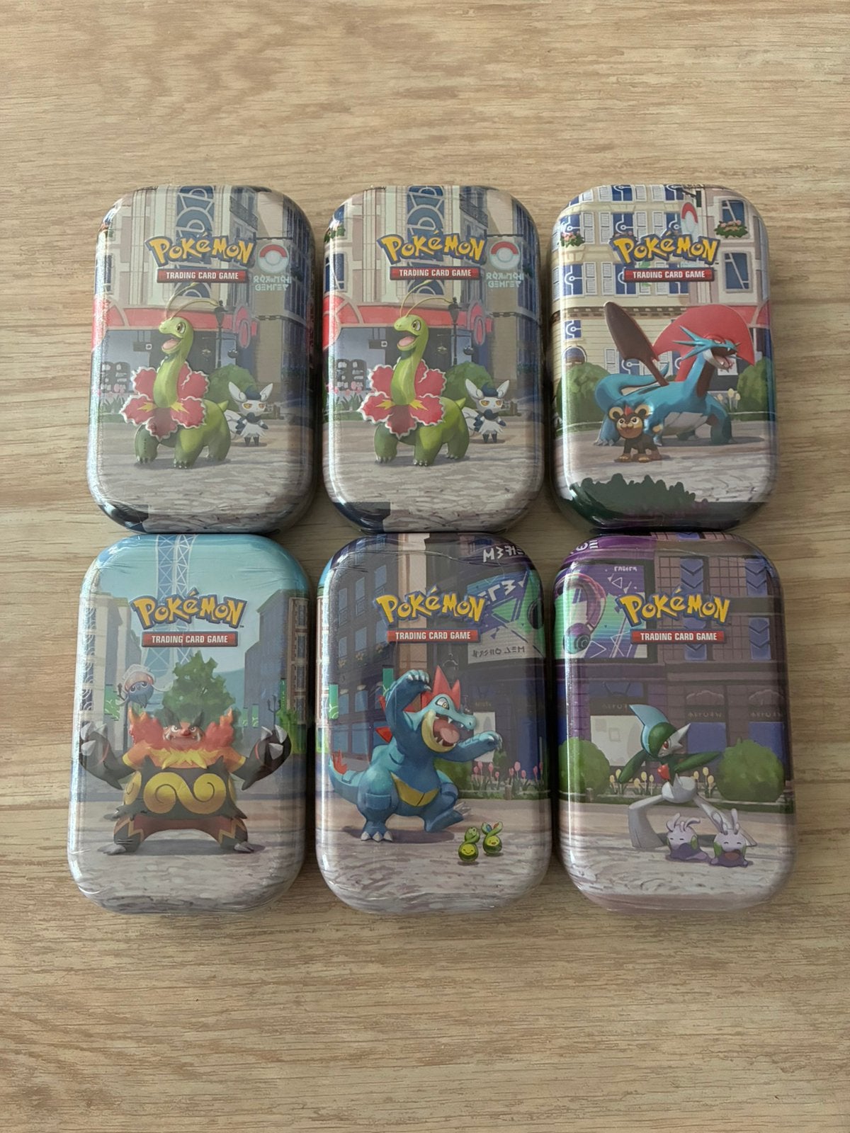 6x Pokémon Mini tins, Ophalen of Verzenden, Nieuw, Booster
