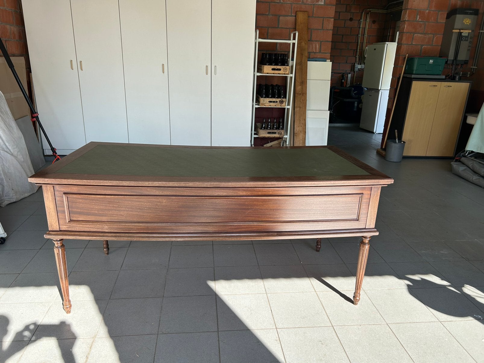 Bureau, Ophalen, Gebruikt, Bruin, 170 cm