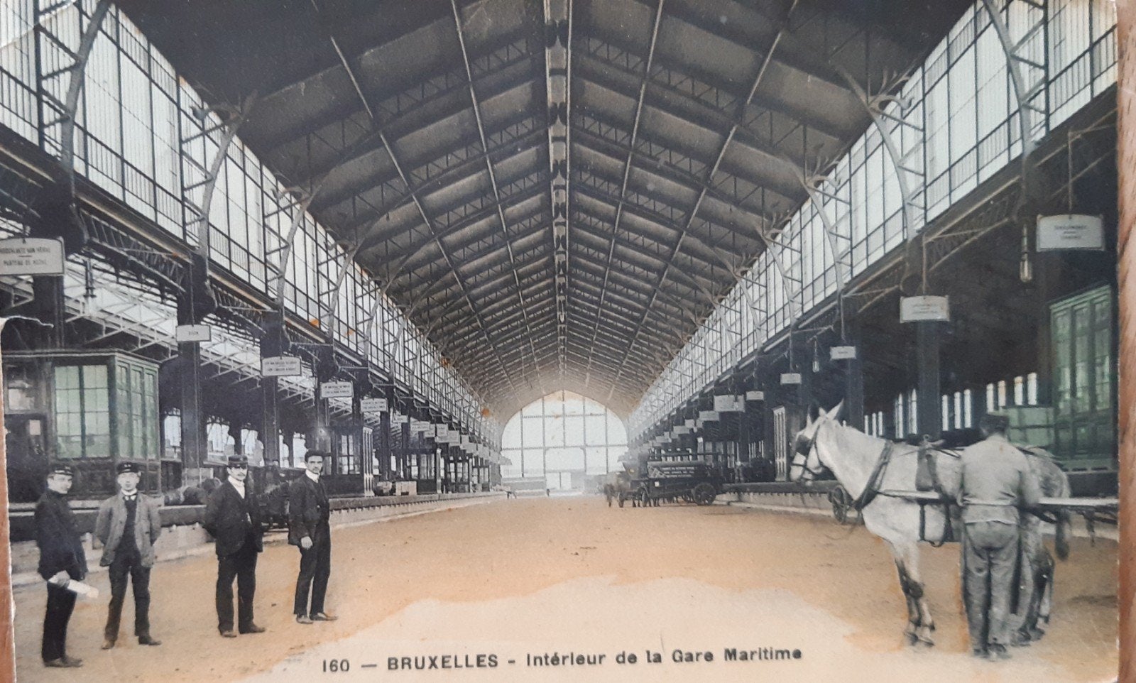 Bruxelles BRUSSEL GARE MARITIME RARE, Ophalen of Verzenden