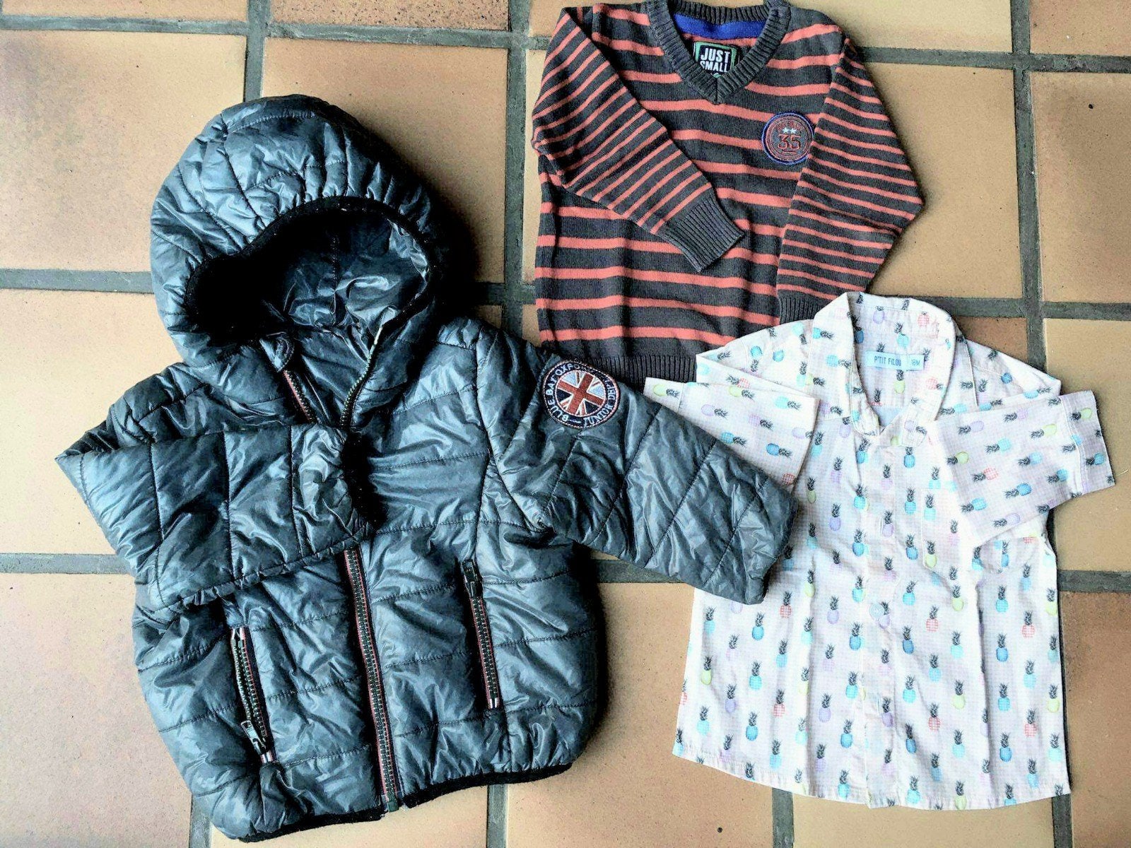 Merkkleding jongens M86 vanaf 1,50 euro, Ophalen of Verzenden, Zo goed als nieuw, Setje, Blue Bay
