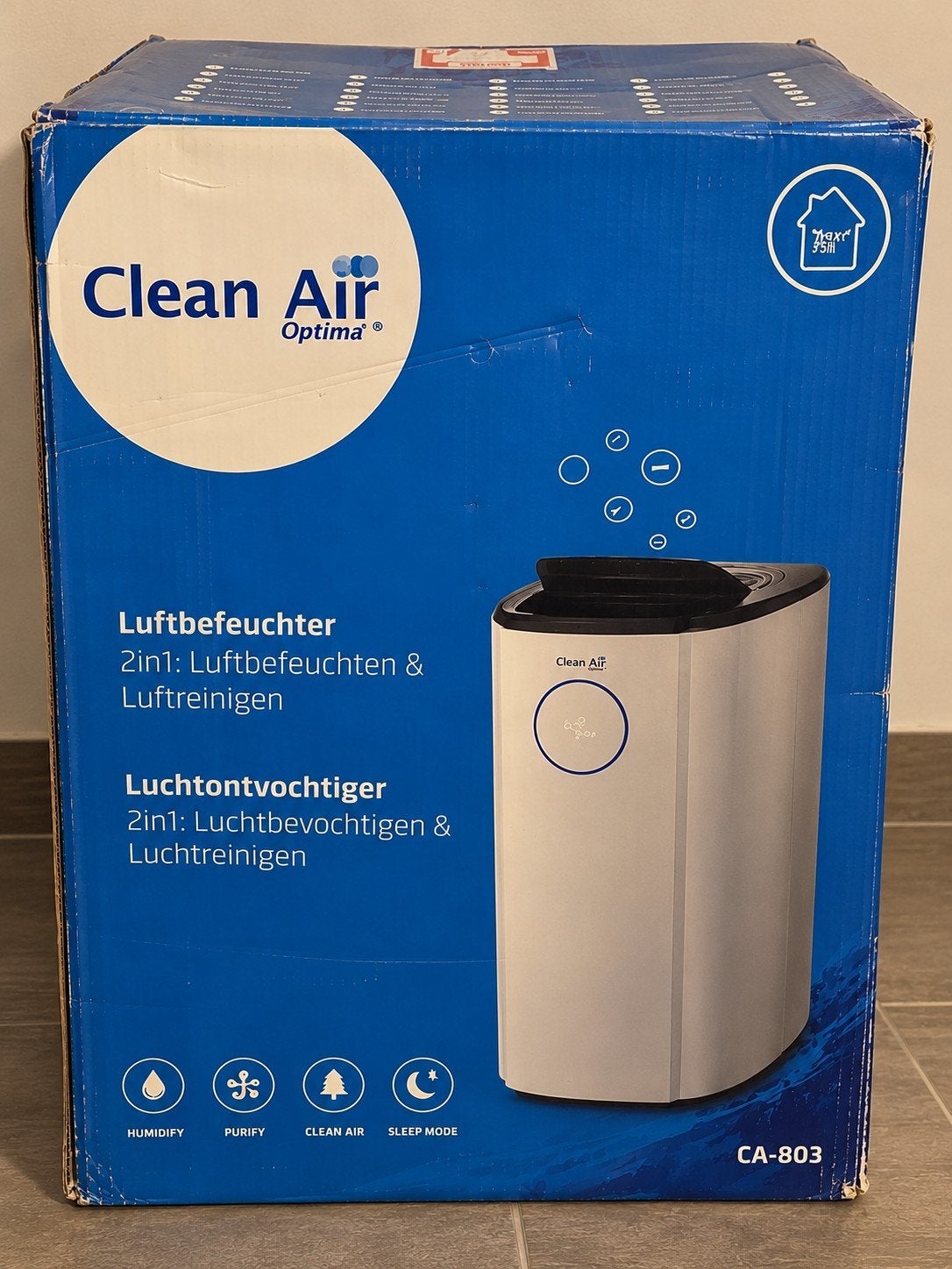 Clean Air Optima – Purificateur + déshumidificateur 2-en, Enlèvement, Utilisé, Déshumidificateur