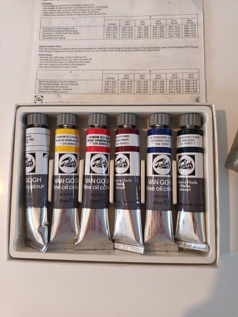 Talens Van Gogh fijne olieverf 22ml tubes, Ophalen of Verzenden, Zo goed als nieuw, Olieverf