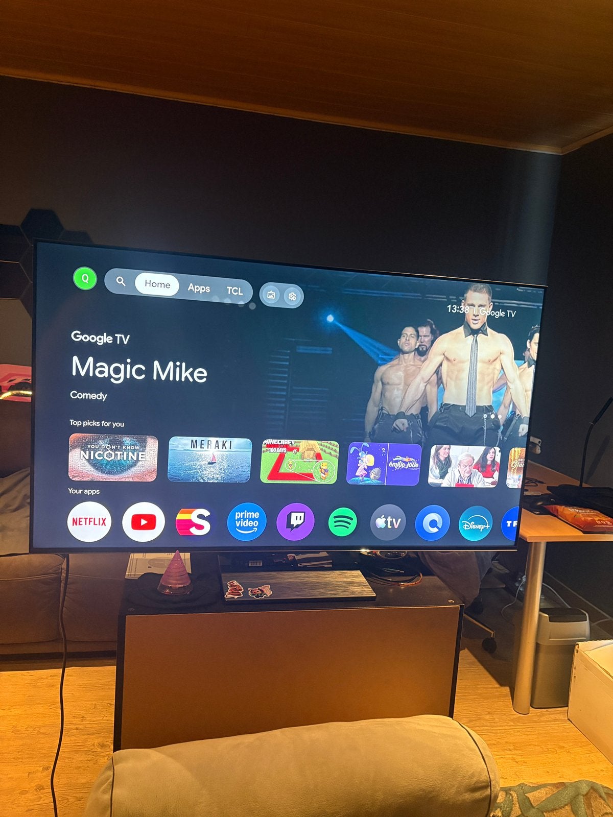 Téléviseur TCL, Autres marques, QLED, Comme neuf, Enlèvement