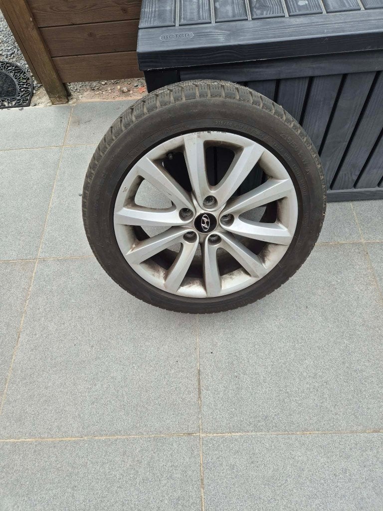 Winterbanden hyundai, Auto-onderdelen, Banden en Velgen, Ophalen, Banden en Velgen, 17 inch, Winterbanden