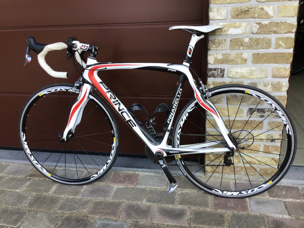 Racefiets, 54 en 53 carbonne,, Fietsen en Brommers, 53 tot 56 cm, Velgrem, Versnellingen, Ophalen