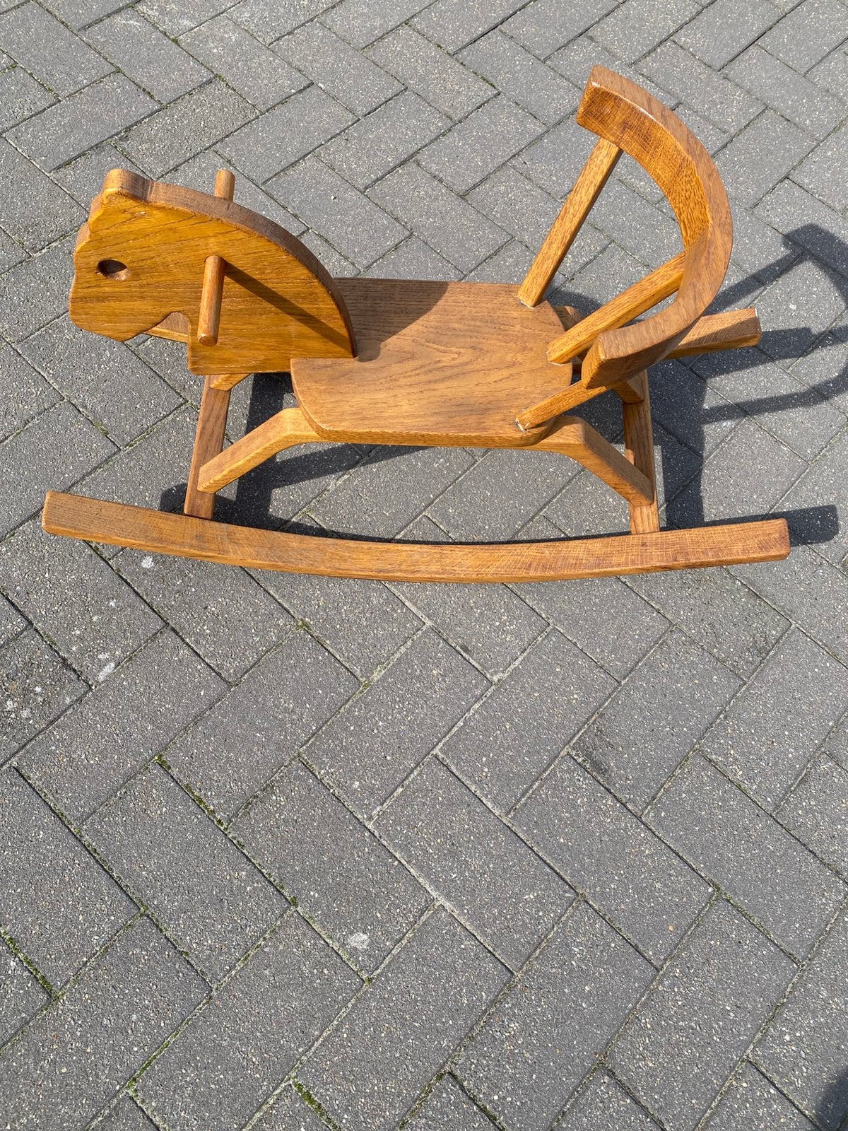 Houten schommelpaard, Ophalen, Zo goed als nieuw