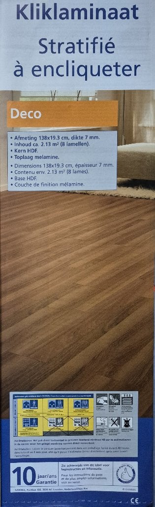 Laminaat, Doe-het-zelf en Bouw, Ophalen, Overige materialen, 50 tot 150 cm, Nieuw
