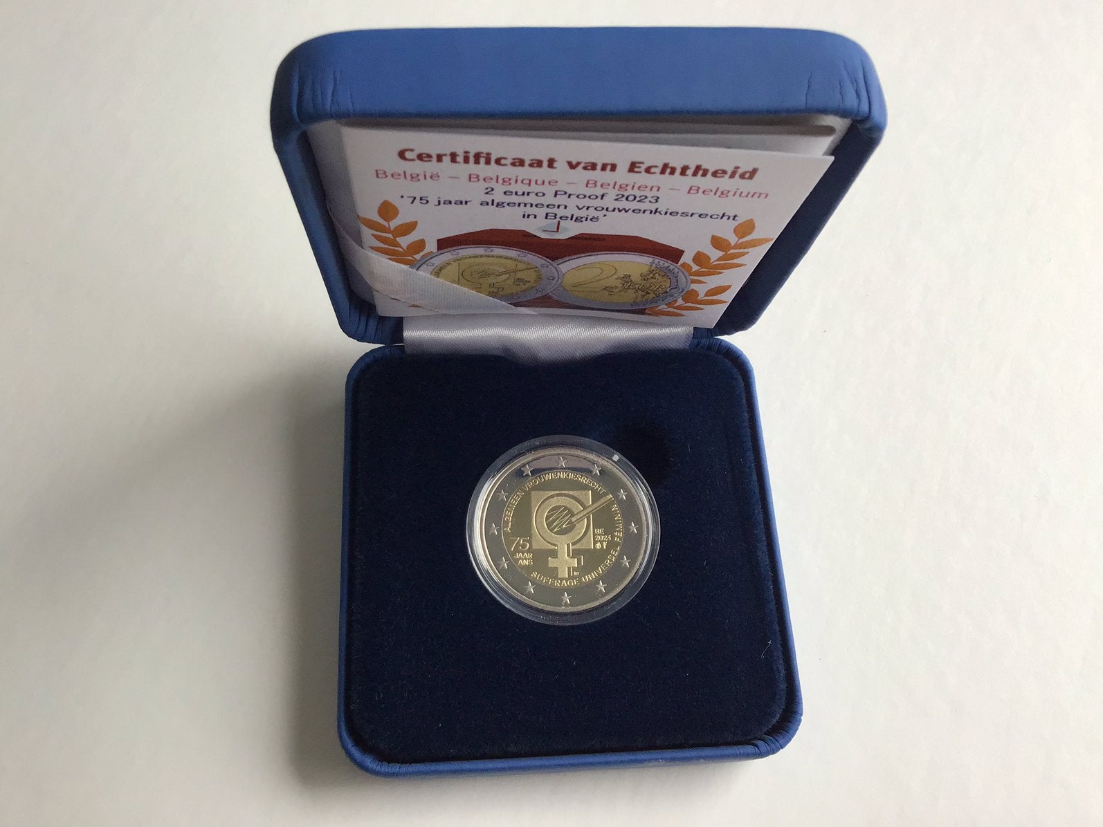 België 2 euro Vrouwenkiesrecht 2023 Proof, Postzegels en Munten, Munten | Europa | Euromunten, Ophalen of Verzenden