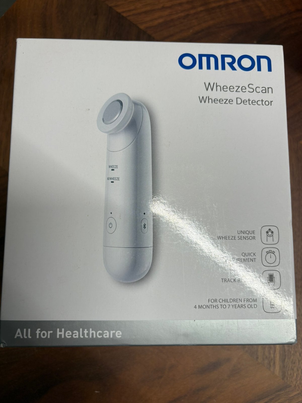 OMRON WheezeScan Wheeze Detector -voor kinderen met astma, Ophalen, Nieuw
