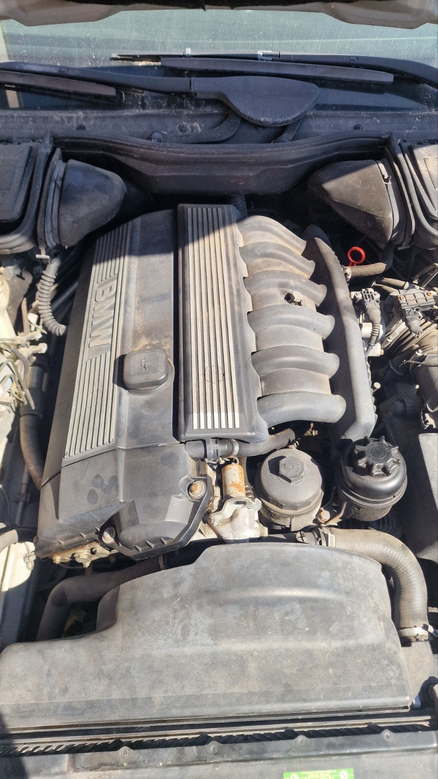 BMW motor M52B28 180000km met aanbouwdelen E39 aandrijflijn, Enlèvement, Utilisé, BMW