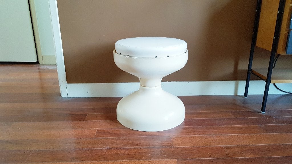 Tabouret Kartell Rocchetto Space Age 1960, Enlèvement ou Envoi, Utilisé, Synthétique, Vintage space age artemide guzzini joe colombo knoll tulip