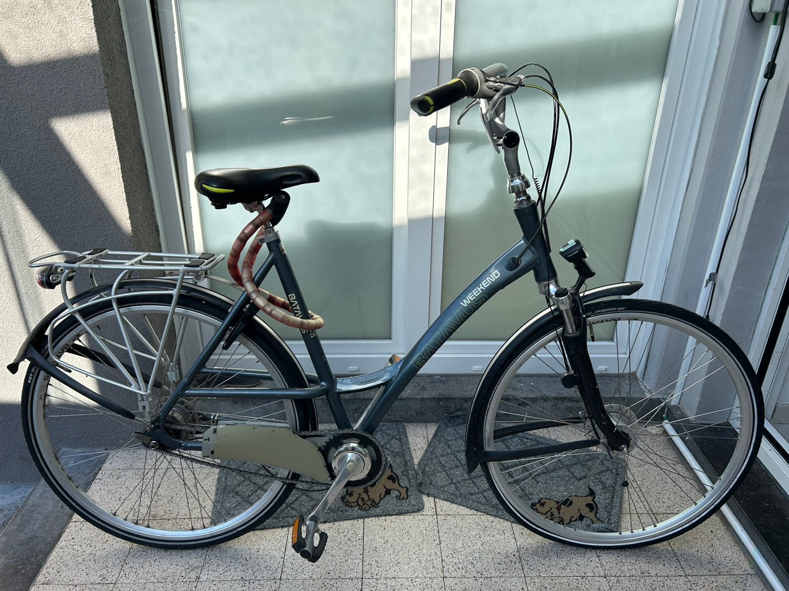 Bavatus damesfiets, Ophalen, Gebruikt