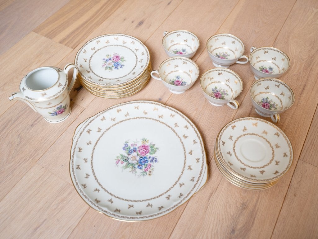 Antiek Charles Ahrenfeldt, Limoges  servies, Enlèvement ou Envoi, Vintage, Utilisé, Porcelaine