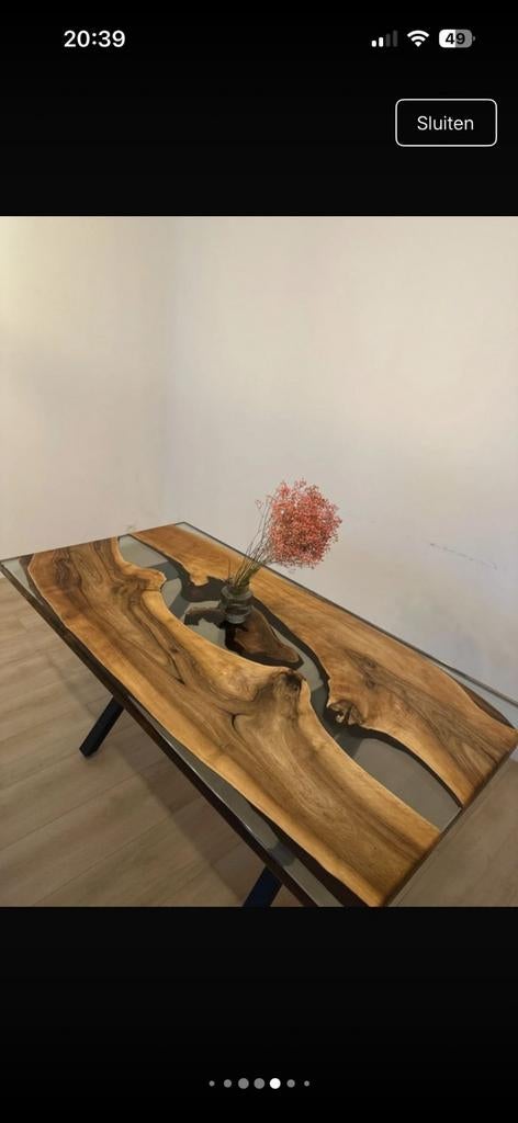 River table eettafel 187cm x 87cm, Huis en Inrichting, Tafels | Eettafels, Ophalen, Gebruikt