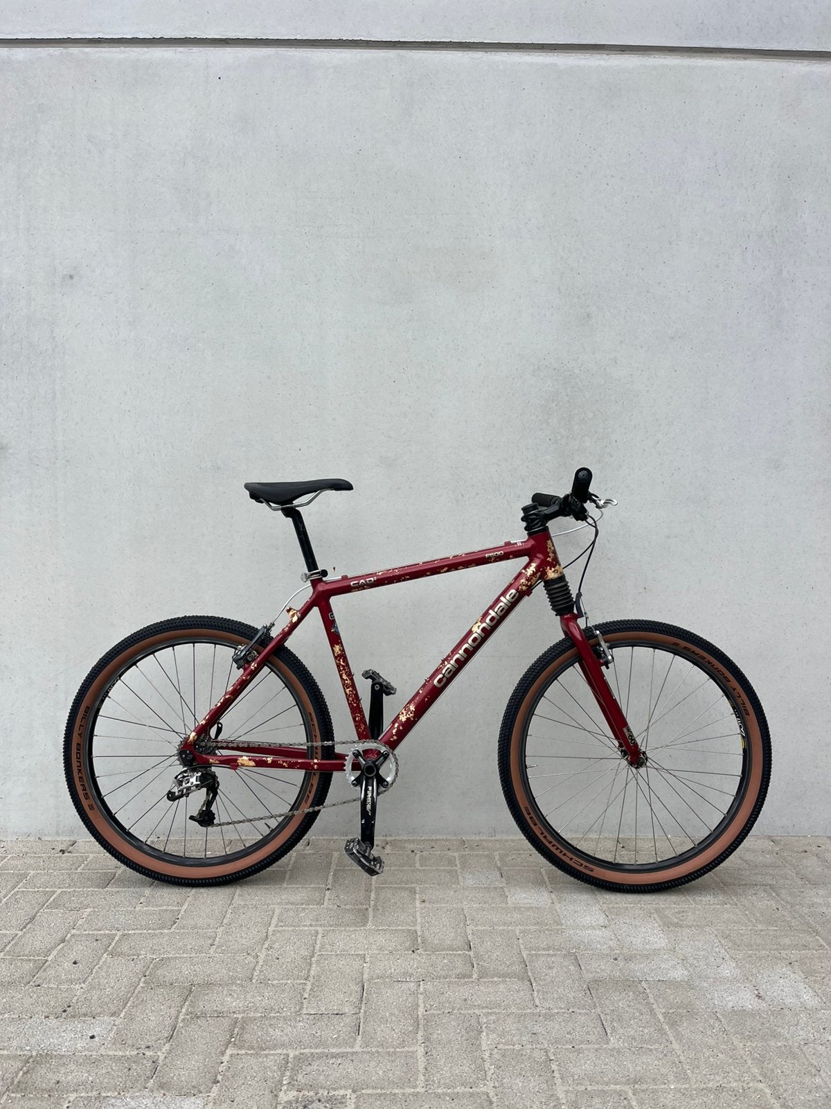 Mtb Cannondale F600 CAD2 – custom bladgoud, Fietsen en Brommers, Ophalen, Zo goed als nieuw