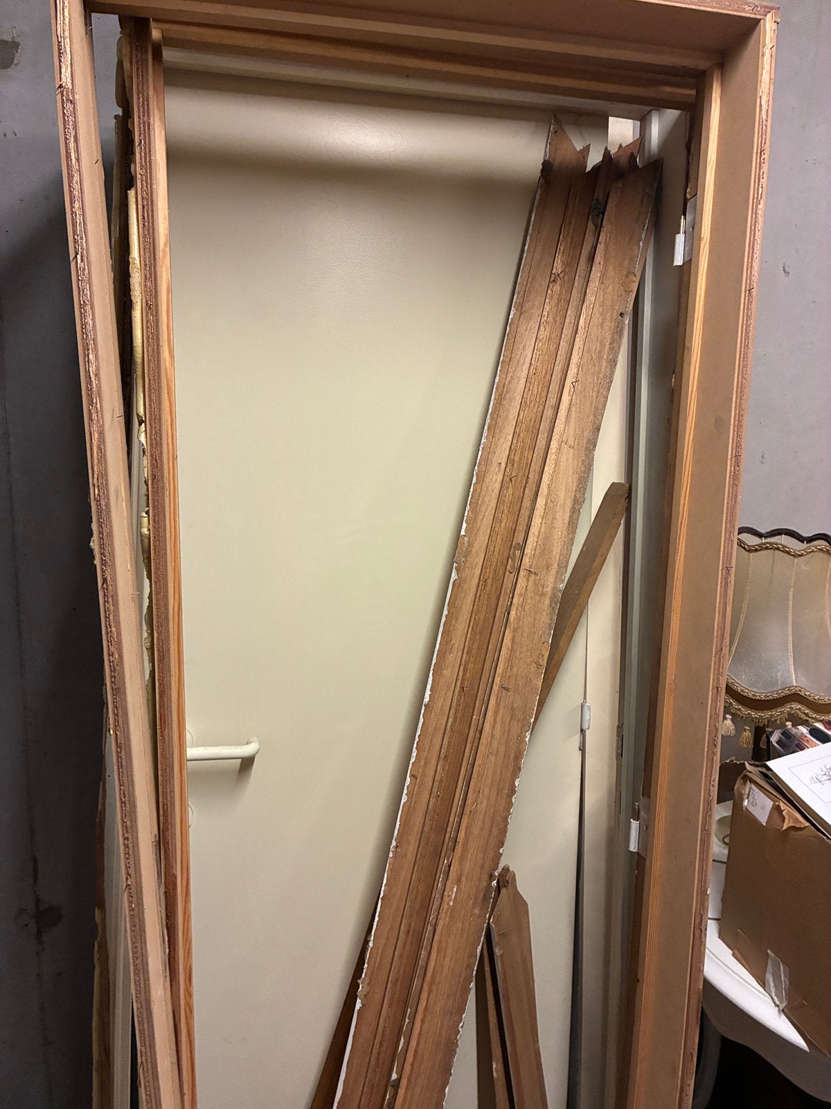 3 portes intérieures avec cadre, Bricolage & Construction, Enlèvement, Utilisé