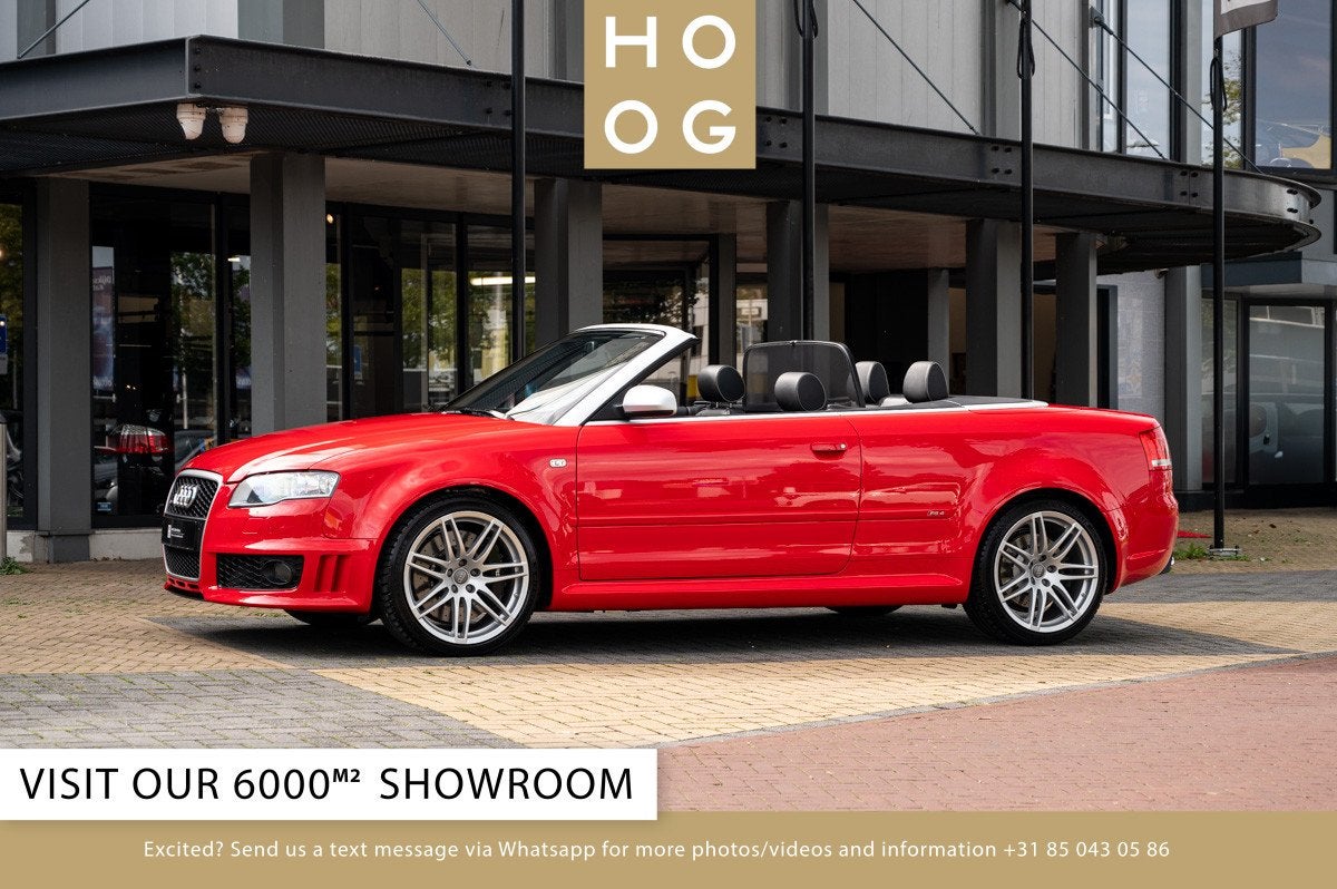 Audi RS4 B7 4.2 V8 Quattro, Autos, Rouge, Achat, Entreprise, Cabriolet