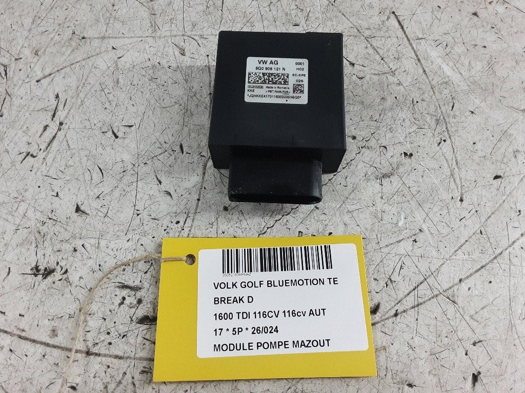 COMPUTER BRANDSTOFPOMP Golf VII Variant (AUVV) (5Q0906121N), Auto-onderdelen, Elektronica en Kabels, Volkswagen, Gebruikt