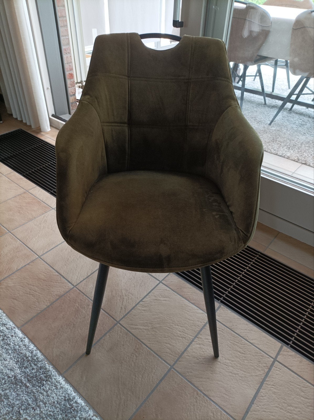 Eetkamerstoelen, Huis en Inrichting, Stoelen, Ophalen, Stof