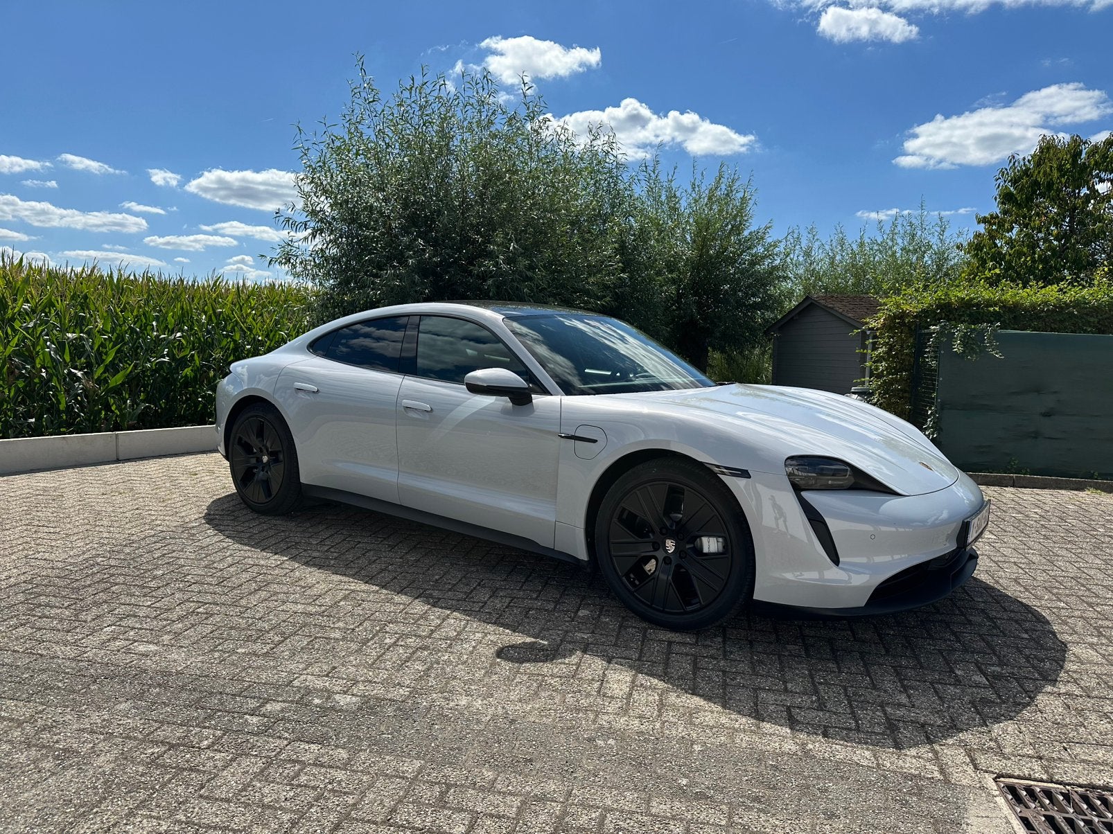 Porsche Taycan (93.4 kWh,Carbon,Pano, color: Icegrey !), Auto's, Porsche, Automaat, Dealer onderhouden, Leder, Elektrisch