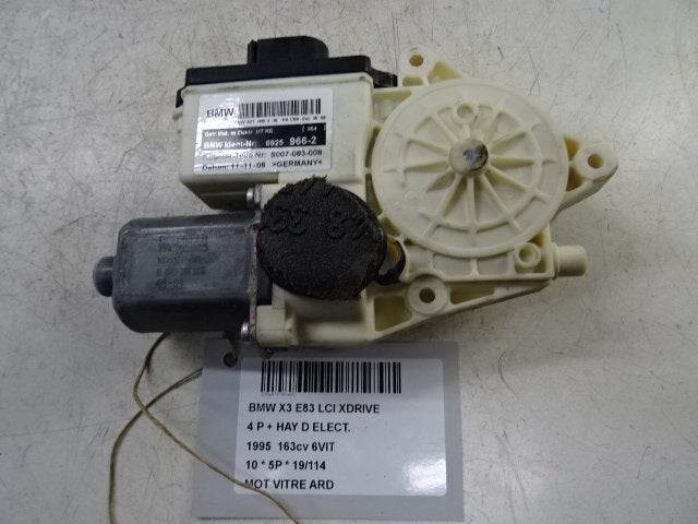 MOTOR RAAMMECHANIEK RECHTS ACHTER BMW X3 (E83) (6925-966-2), Auto-onderdelen, Gebruikt, Achter, BMW