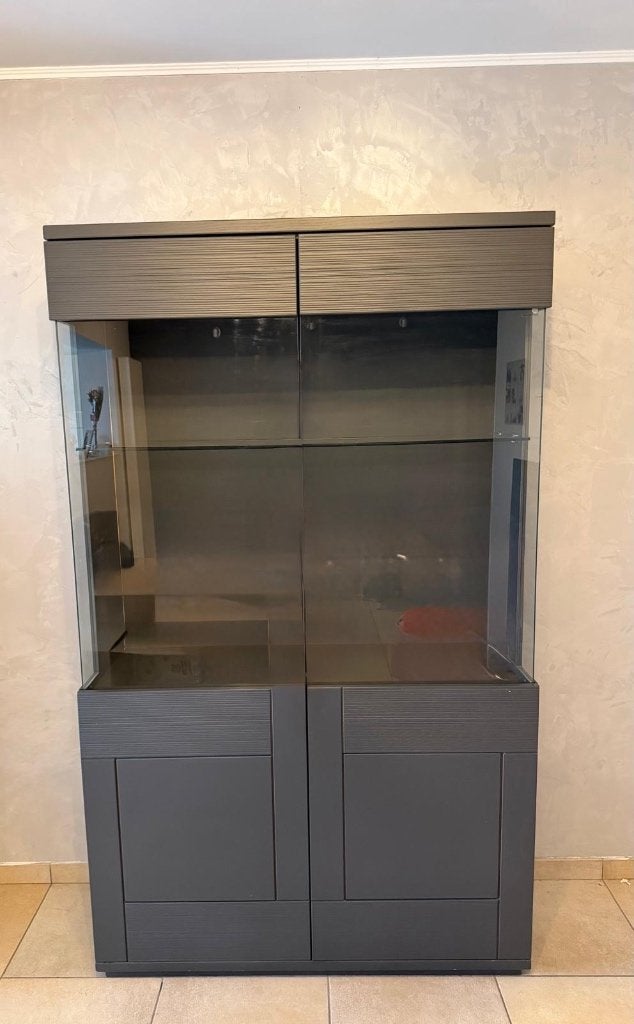 Vitrine 2 portes, Maison & Meubles, Avec tiroir(s), 25 à 50 cm, 100 à 150 cm, Utilisé
