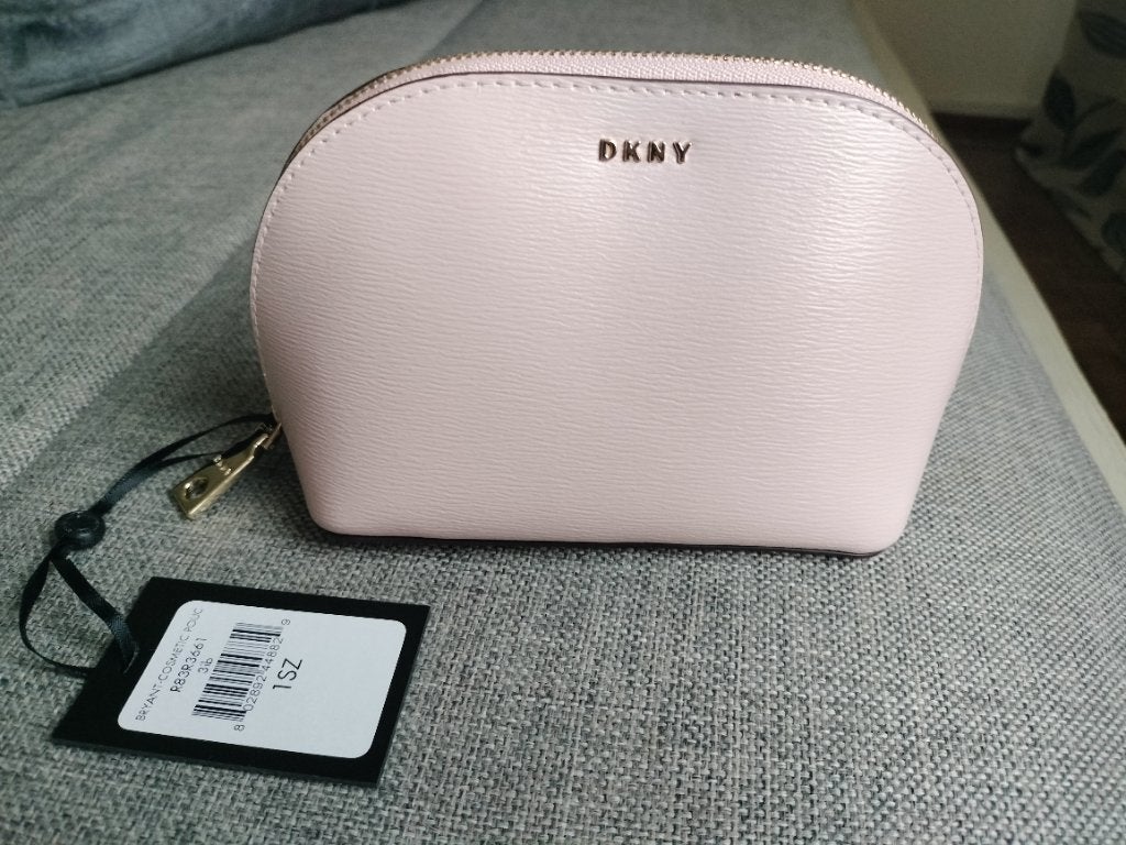Trousse de toilette neuve en cuir DKNY, Enlèvement, Neuf, Rose, Femme