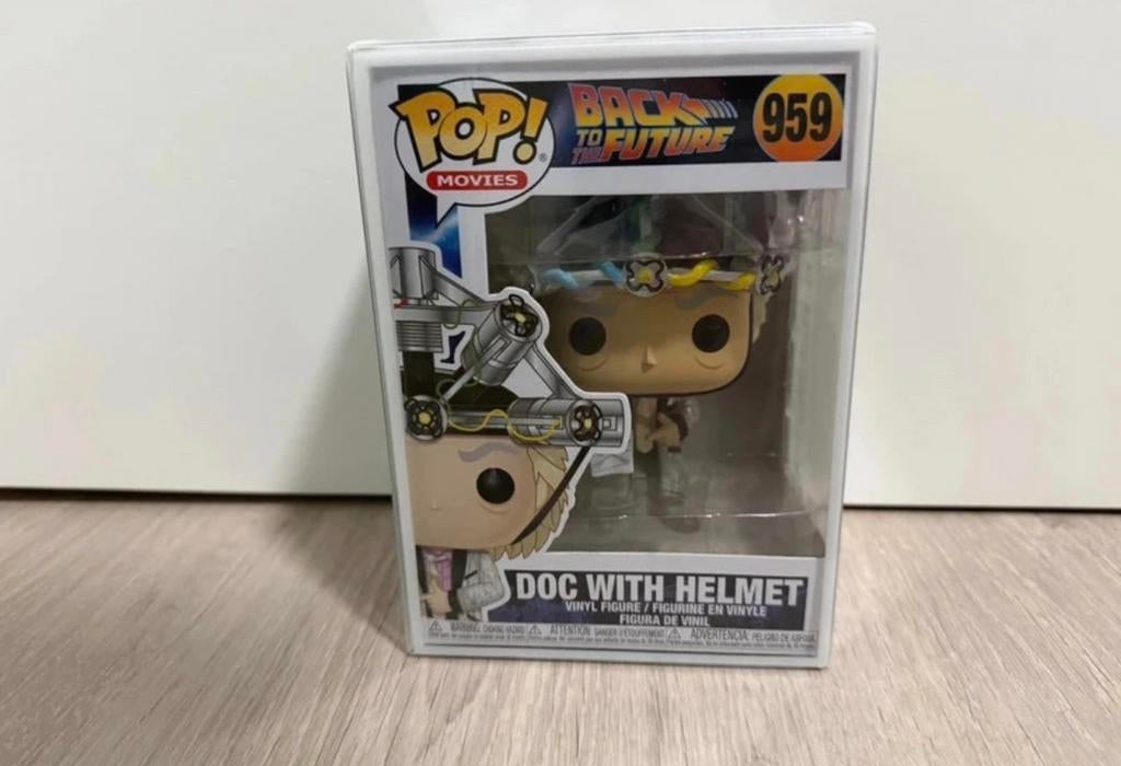 Funko Pop Doc with Helmet #959 – Back to the Future – Glow, Collections, Enlèvement, Comme neuf