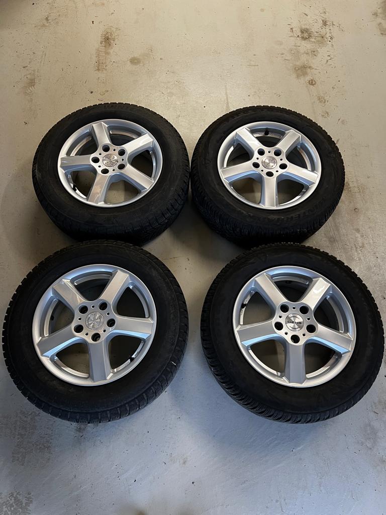 4 pneus d'hiver Firestone + jantes Enzo | 195/65 R15, 15 pouces, Pneus hiver, Véhicule de tourisme, Enlèvement