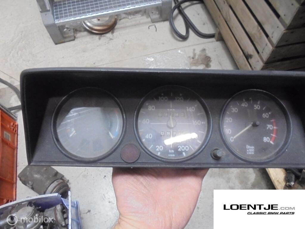 Tellerbak met toerenteller bmw 02 1502 1602 1802 2002, Enlèvement ou Envoi, Utilisé, BMW
