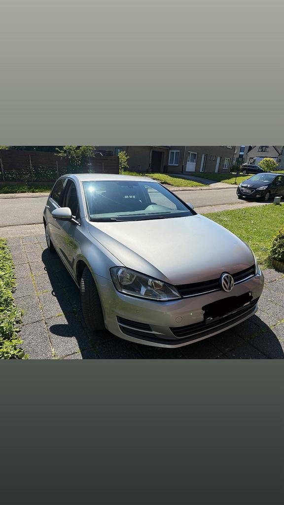 Golf VII 1.2TSI benzine blue motion prete heeft registratie, Euro 5, Stof, Parkeersensor, Zilver of Grijs