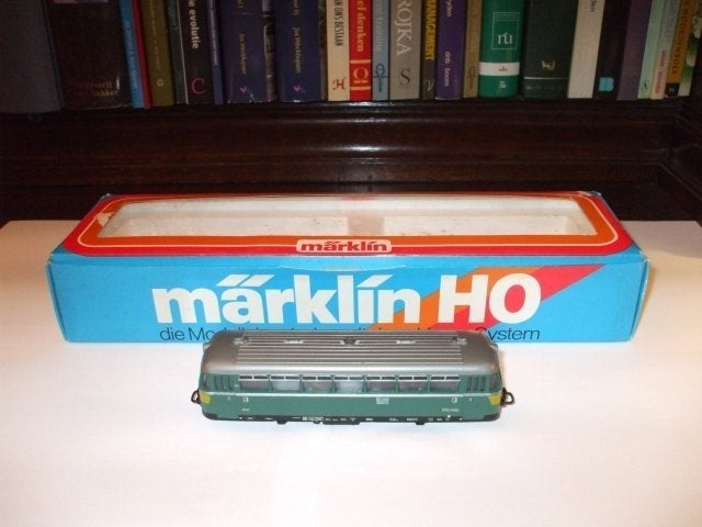 Märklin 3135 NMBS enkel groen motordieselbusje analoog/delta, Analogique, Courant alternatif, Enlèvement, Utilisé
