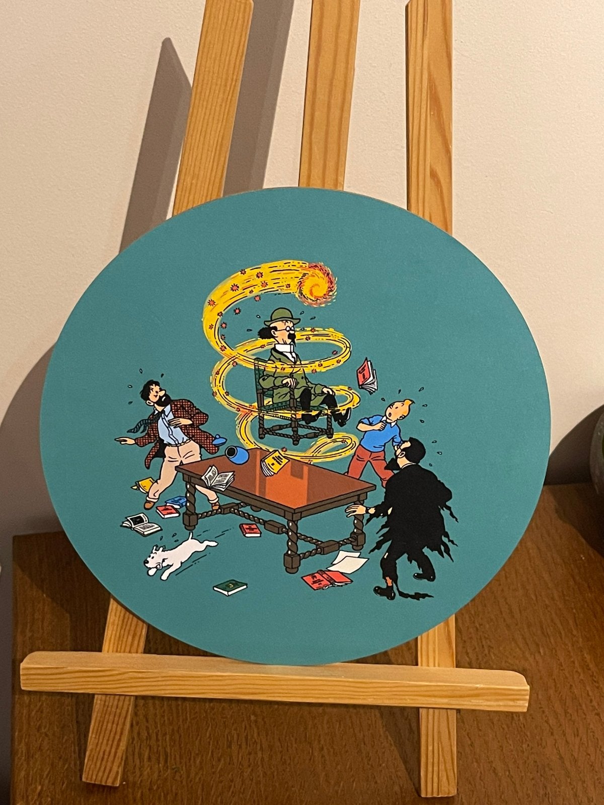 Tintin Kuifje Tim : portrait à suspendre (grand format A013), Envoi, Tintin, Comme neuf, Autres types