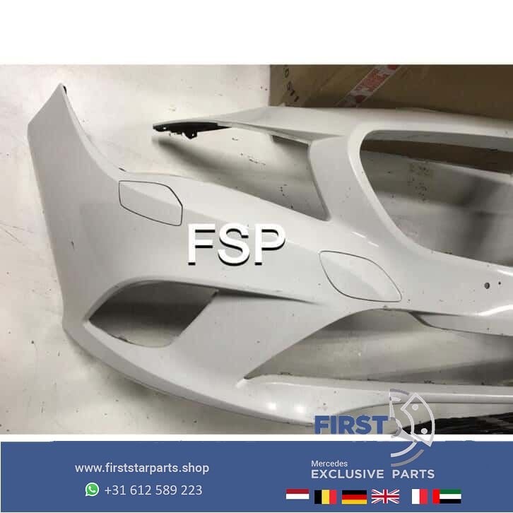 W117 X117 CLA Voorbumper Mercedes 2013-2018 wit origineel MB, Utilisé, -, Avant, -