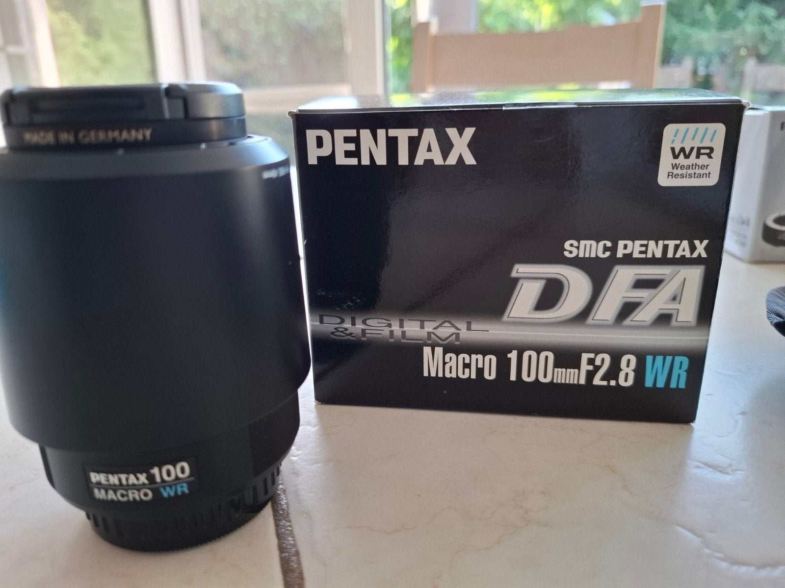PENTAX macro 100mmF2.8 WR, Ophalen
