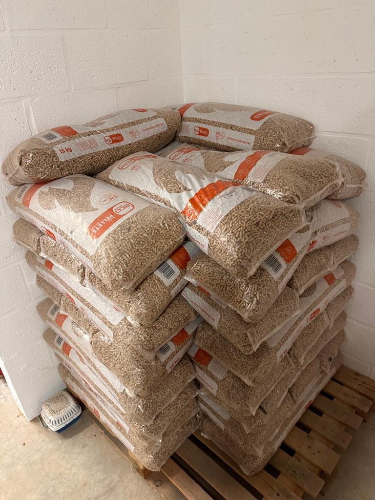 Hout pellets ECO power, Tuin en Terras, Ophalen