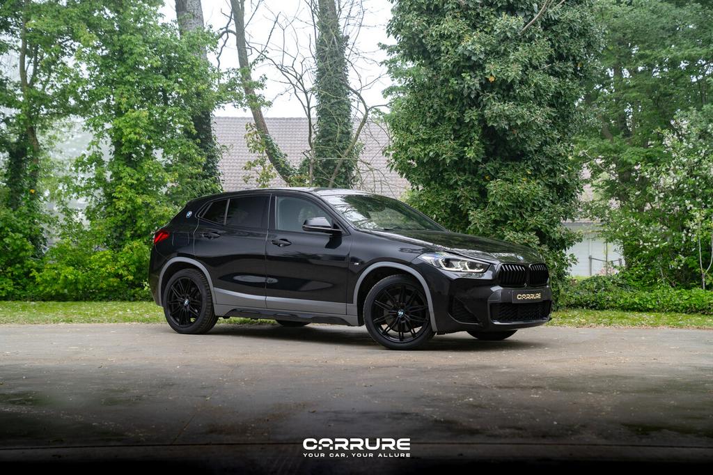 BMW X2 xDrive25e|MPACK|ACC|DAP|CARPLAY|PDC|ZETELVERWARMING, Auto's, 0 kg, Electronic Stability Program (ESP), Zwart, Bedrijf