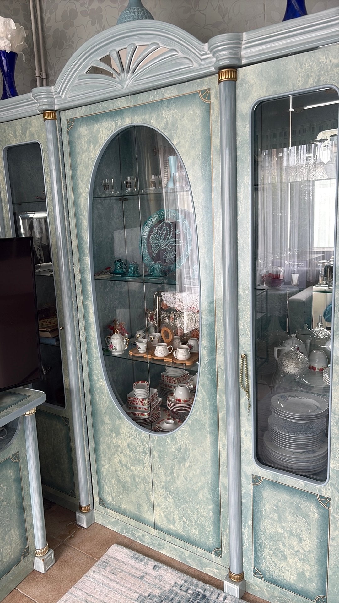 Armoire bleue, Maison & Meubles, Enlèvement, Comme neuf