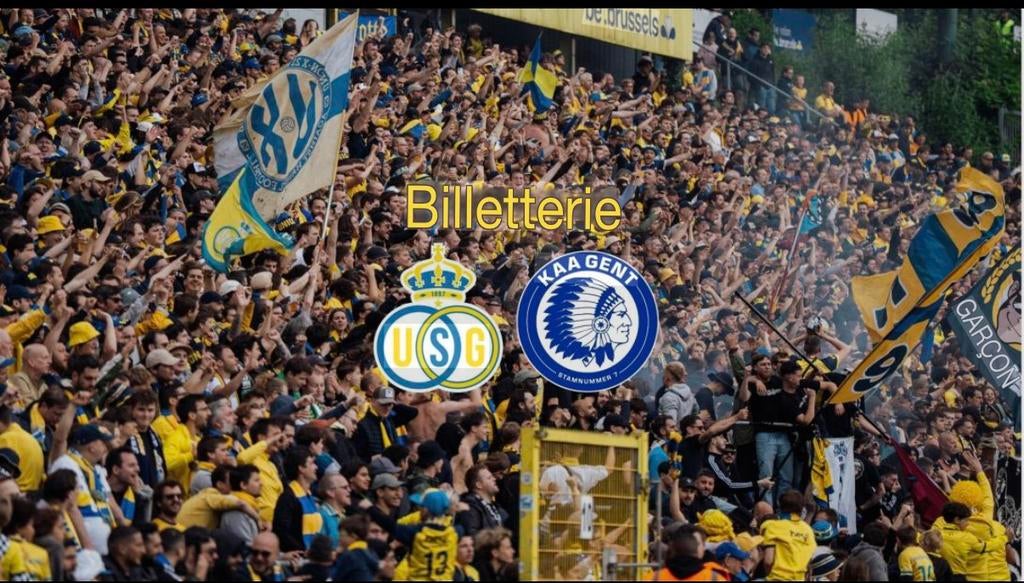 3 tickets Union SG- KAA gent, Tickets & Billets