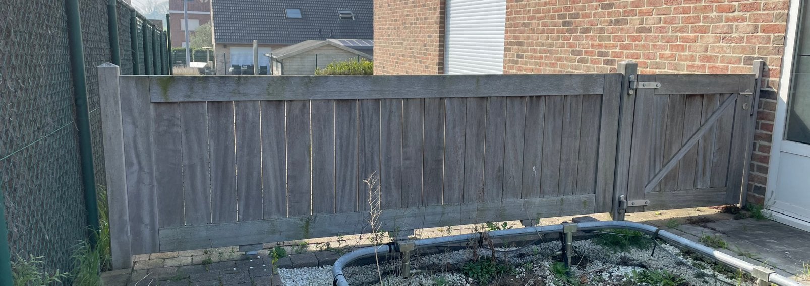 Poort (hardhoud), Tuin en Terras, Ophalen, Zo goed als nieuw
