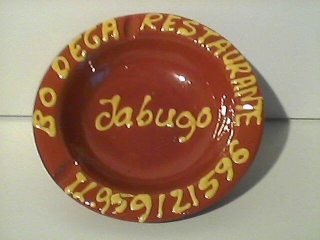 Bodega Restaurante Jabugo asbak, Verzamelen, Rookartikelen, Aanstekers en Luciferdoosjes, Verzenden, Zo goed als nieuw, Asbak