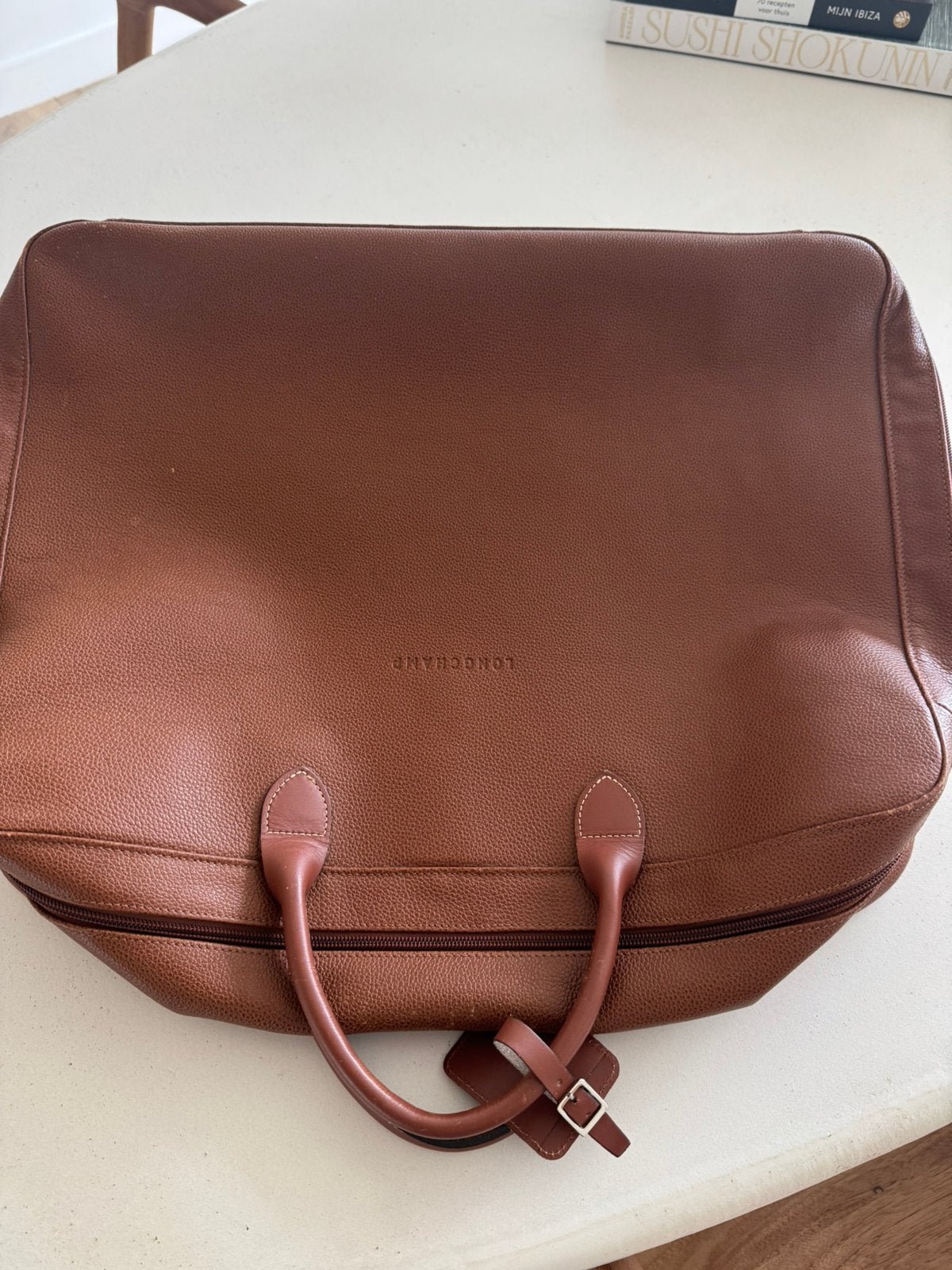 Sac de voyage en cuir Longchamp, Enlèvement, Comme neuf