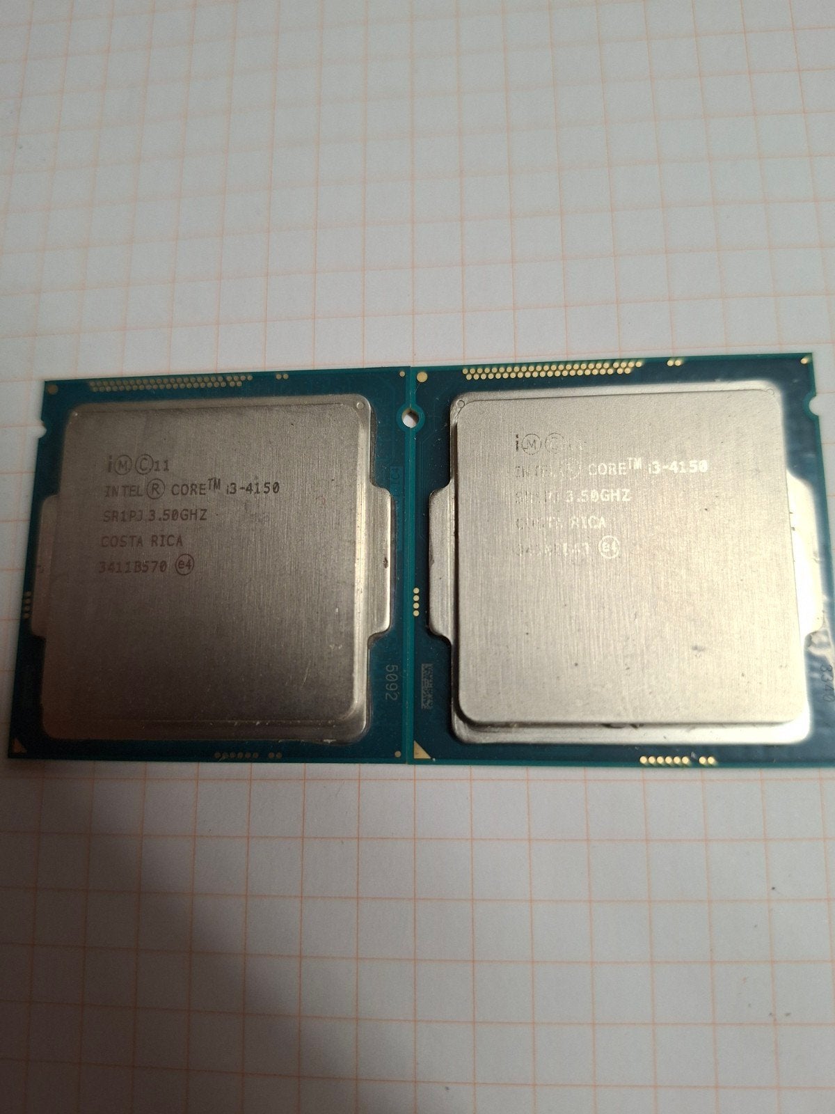 2 Processeurs Intel Core i3-4150 (LGA 1150 - 3.50 GHz), Computers en Software, Processors, Gebruikt, Ophalen of Verzenden, LGA 1150
