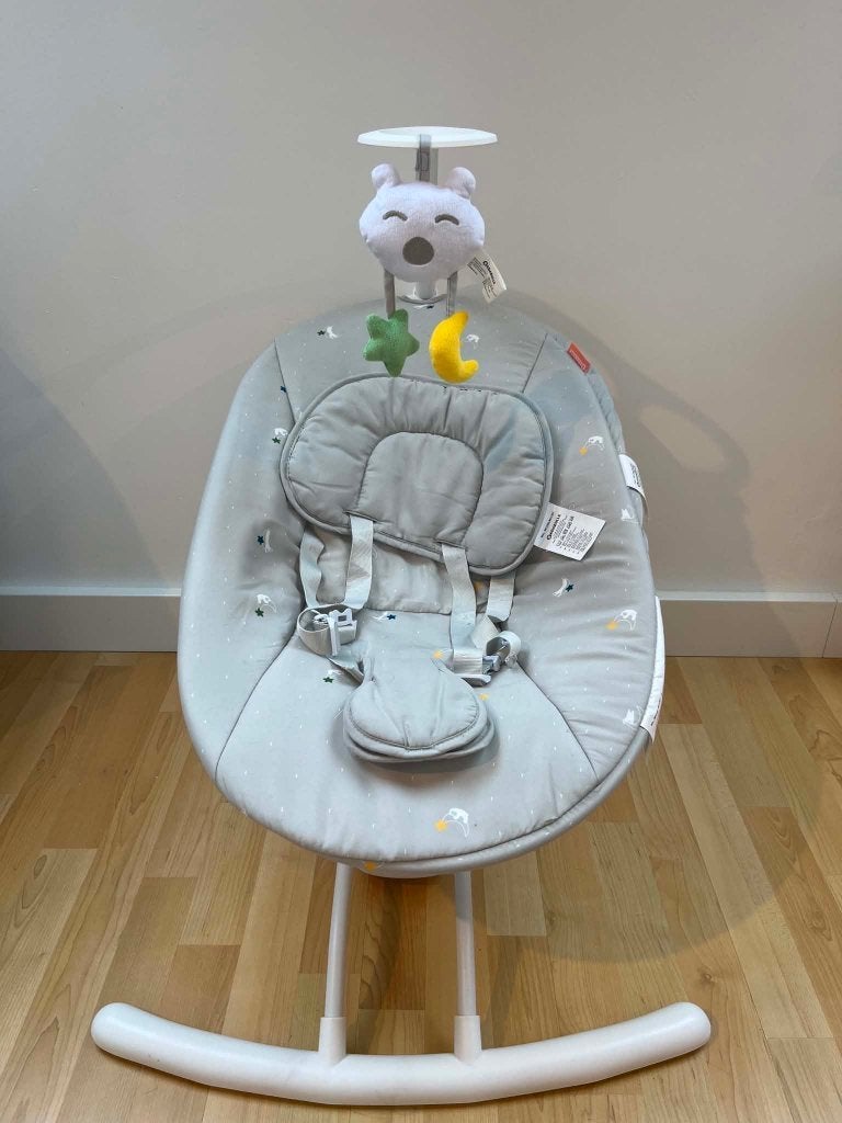 Babyswing Badabulle - zijwaardse beweging, Kinderen en Baby's, Overige merken, Schommelstoel, Zo goed als nieuw, Met gordel(s) of riempje(s)