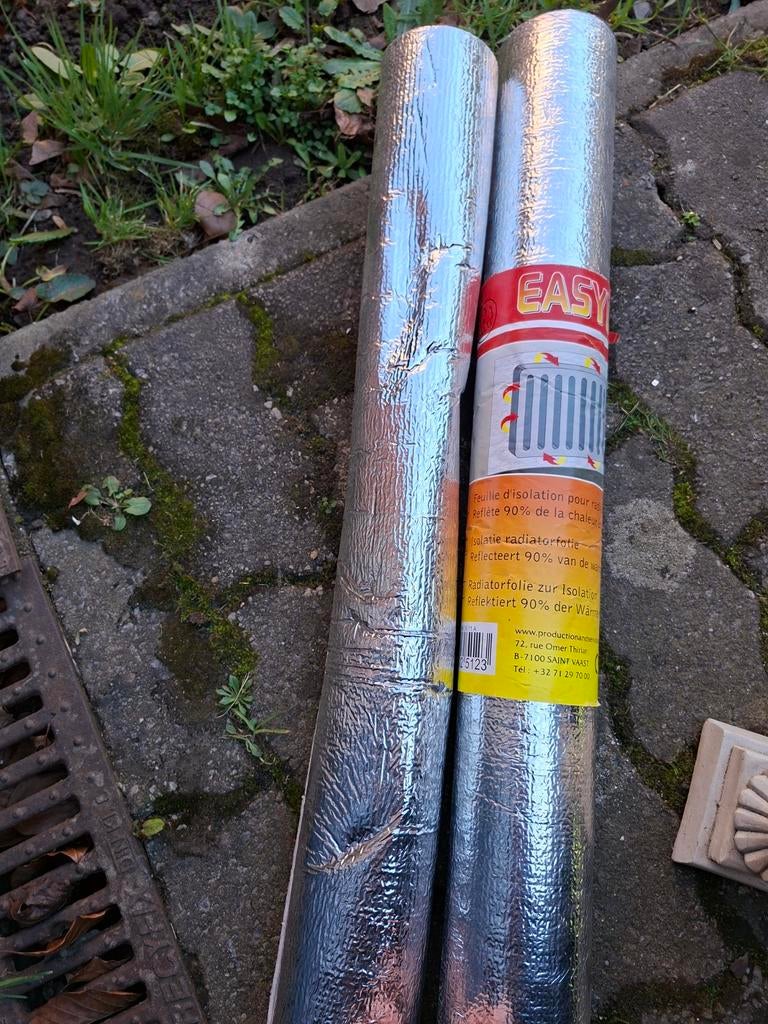 2 rouleaux isolants alu pour radiateur